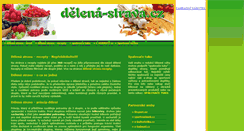 Desktop Screenshot of delena-strava.cz